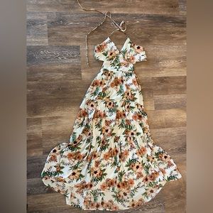 Beautiful spring open back dress